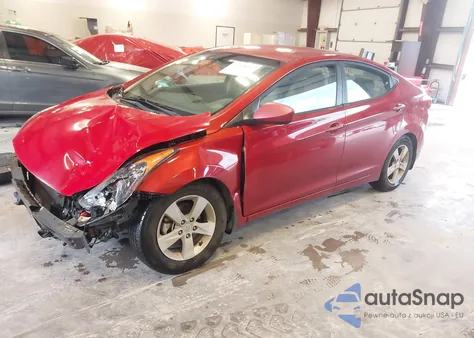 2013 Hyundai Elantra Gls z USA, uszkodzony, nr VIN KMHDH4AE6DU864430